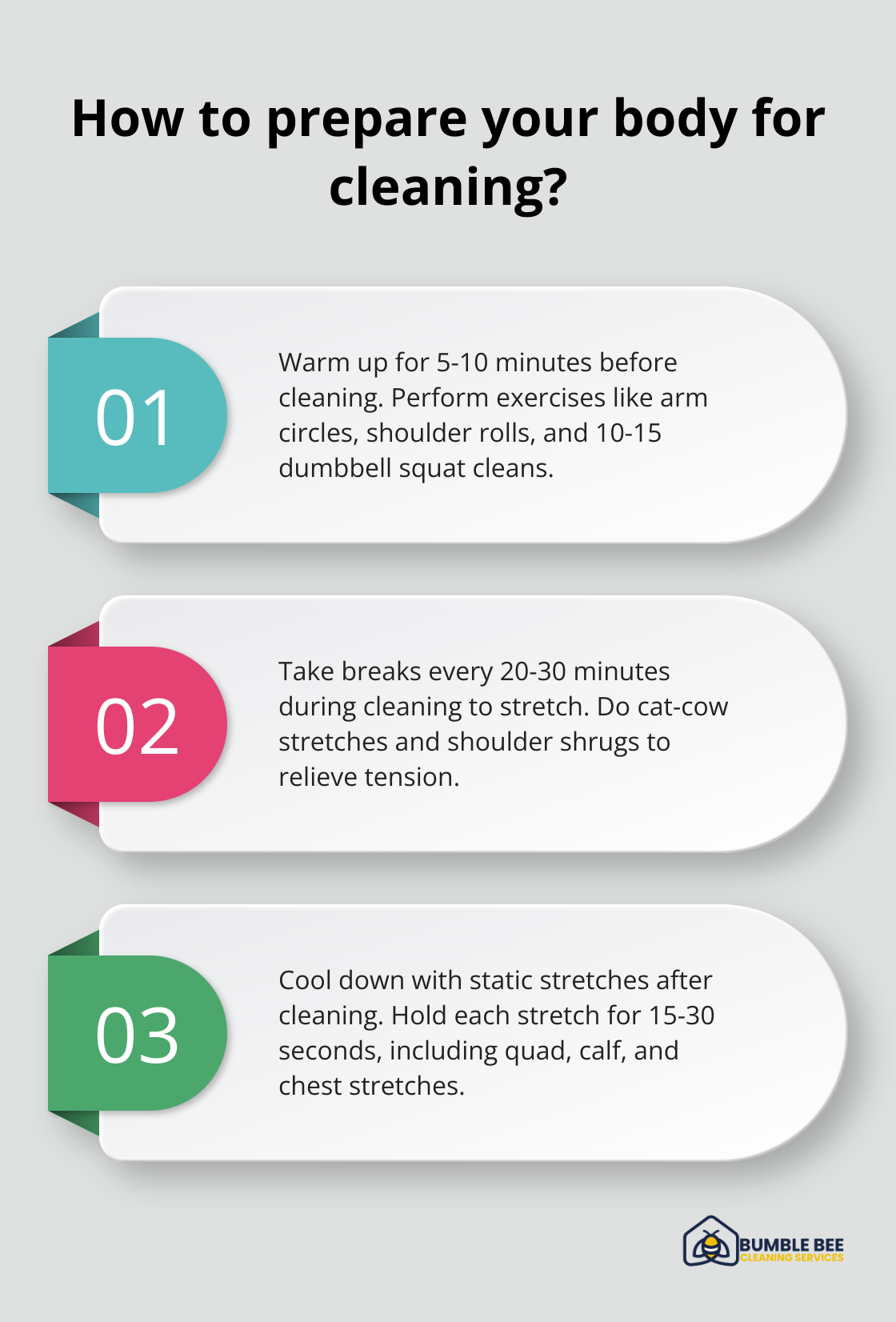 Fact - How to prepare your body for cleaning?