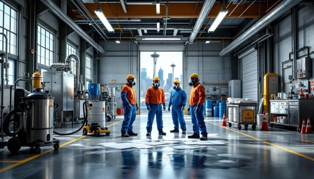 Why Manufacturing Cleanup Requires Specialized Seattle Teams 1767078698 — Bumble Bee Cleaning Services
