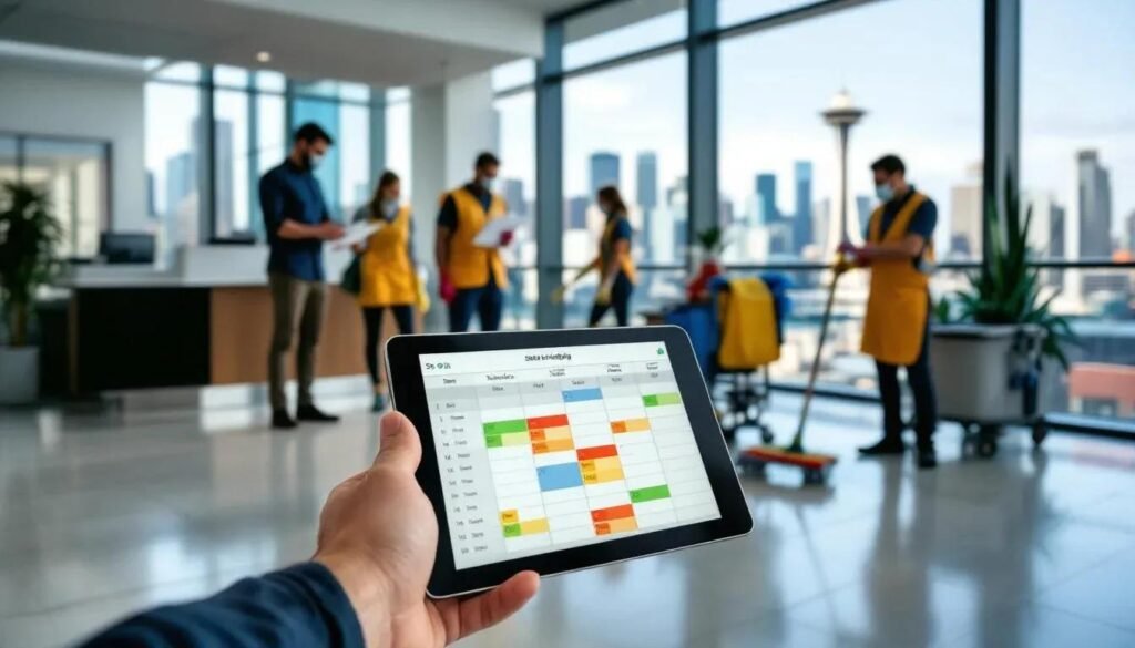 How Staff Scheduling Maximizes Seattle Janitorial Efficiency 1767857994